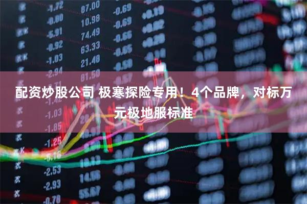 配资炒股公司 极寒探险专用！4个品牌，对标万元极地服标准