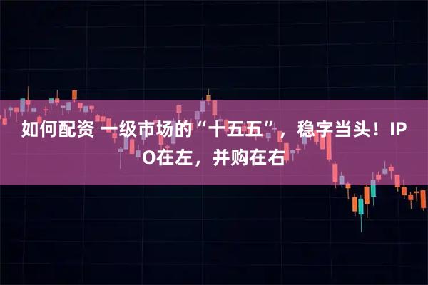 如何配资 一级市场的“十五五”，稳字当头！IPO在左，并购在右